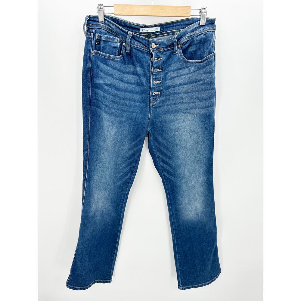 Kancan Estilo Bootcut High Rise Button Fly Jeans Women's Size 31‎